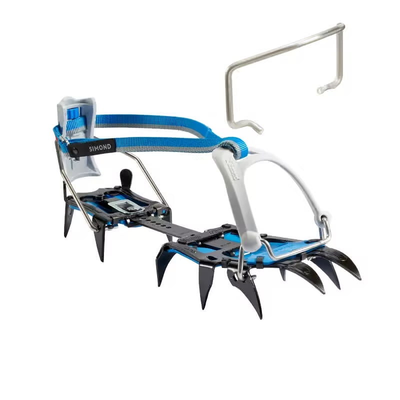 Crampones de alpinismo 12 puntas - makalu semiautomáticos/automáticos